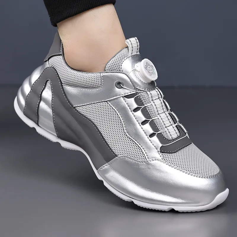Kuding Slip Resistant, Abrasion Resistant, Breathable, Lightweight Low Top Casual Shoes Men's-6