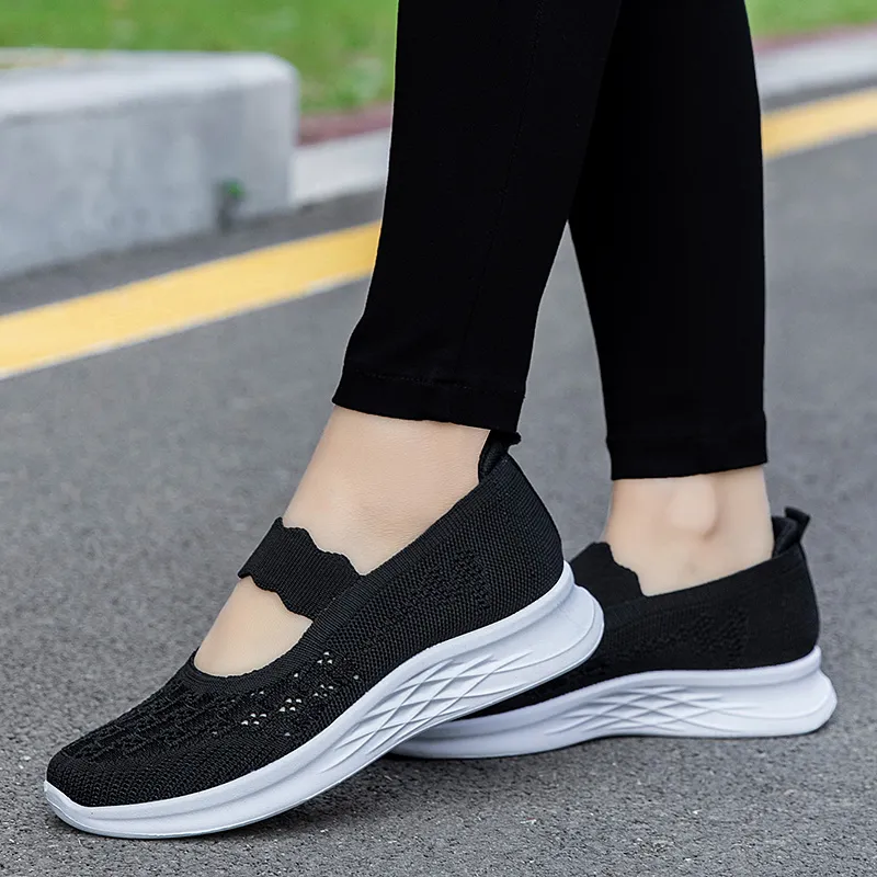 Kuding Slip Resistant, Abrasion Resistant, Breathable, Lightweight Low Top Casual Shoes Women's-14