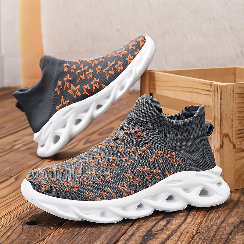 Kuding Shock Absorbing, Non Slip, Wear Resistant, Breathable And Lightweight Low Top Casual Shoes Unisex-8