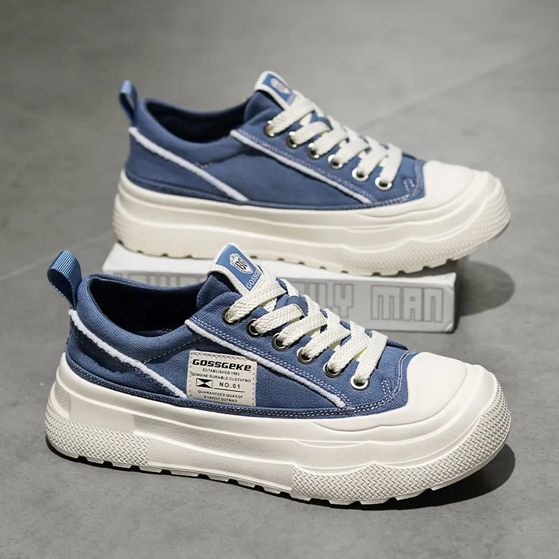 Kuding Slip Resistant, Abrasion Resistant, Lightweight, Breathable Low Top Skateboard Shoes Men's-17