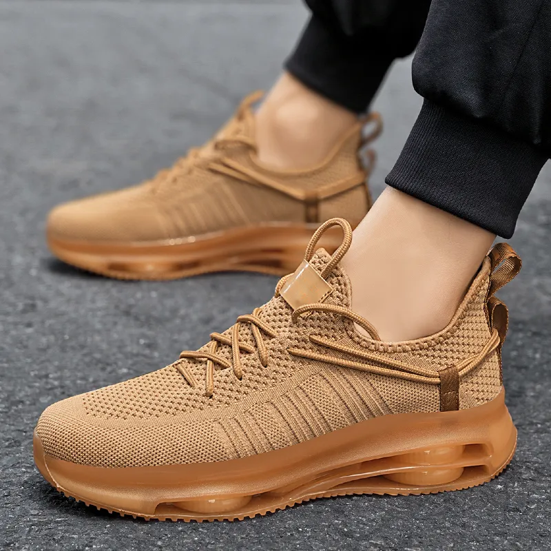 Kuding Slip Resistant, Abrasion Resistant, Breathable, Lightweight Low Top Casual Shoes Unisex-4