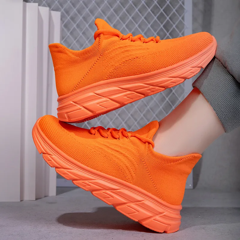 Kuding Casual Shoes Unisex Low Top Black/White/Yellow/Green/Orange/Blue/Gray/Red-22
