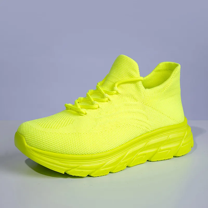 Kuding Casual Shoes Unisex Low Top Black/White/Yellow/Green/Orange/Blue/Gray/Red-16