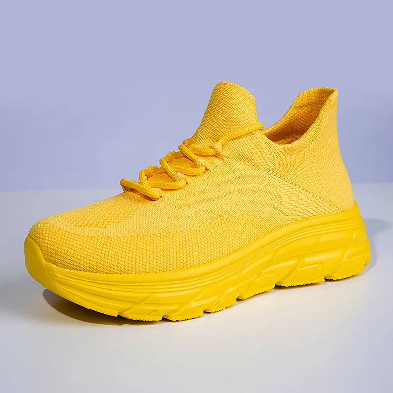 Kuding Casual Shoes Unisex Low Top Black/White/Yellow/Green/Orange/Blue/Gray/Red-11