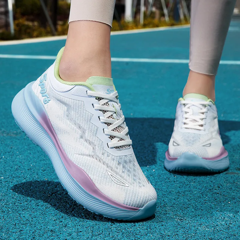 Kuding Breathable Lightweight Rebound Low Top Casual Shoes Unisex-13