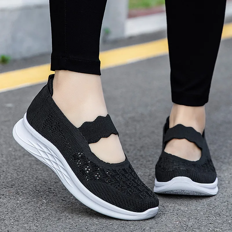 Kuding Slip Resistant, Abrasion Resistant, Breathable, Lightweight Low Top Casual Shoes Women's-15