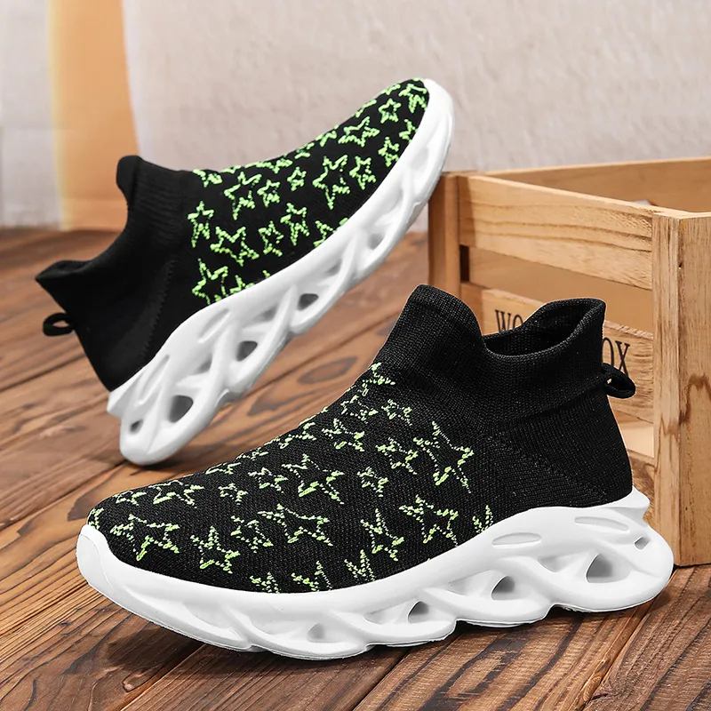 Kuding Shock Absorbing, Non Slip, Wear Resistant, Breathable And Lightweight Low Top Casual Shoes Unisex-3