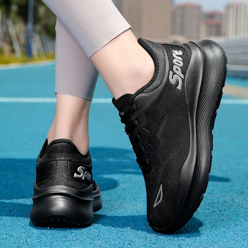 Kuding Breathable Lightweight Rebound Low Top Casual Shoes Unisex-4