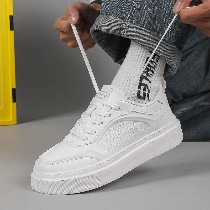Kuding Slip Resistant, Lightweight, And Breathable Low Top Skateboard Shoes Men's-11