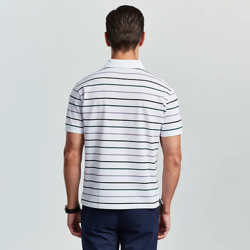 SEPTWOLVES Polo Shirts Men Raw White 803-4