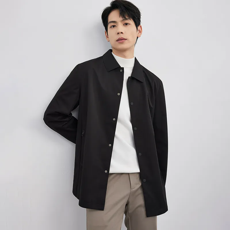 SEPTWOLVES Trench Coats Men-4