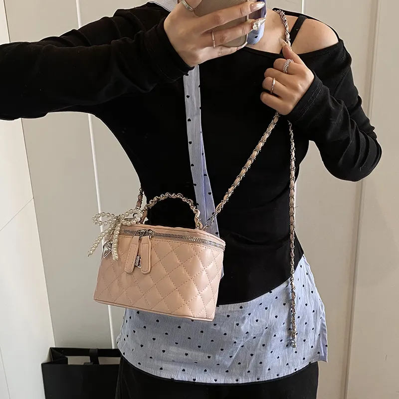 JIANGLIDA PU Handbag Women's Pearl White/Pearl Pink/White/Pink/Yellow/Black-10