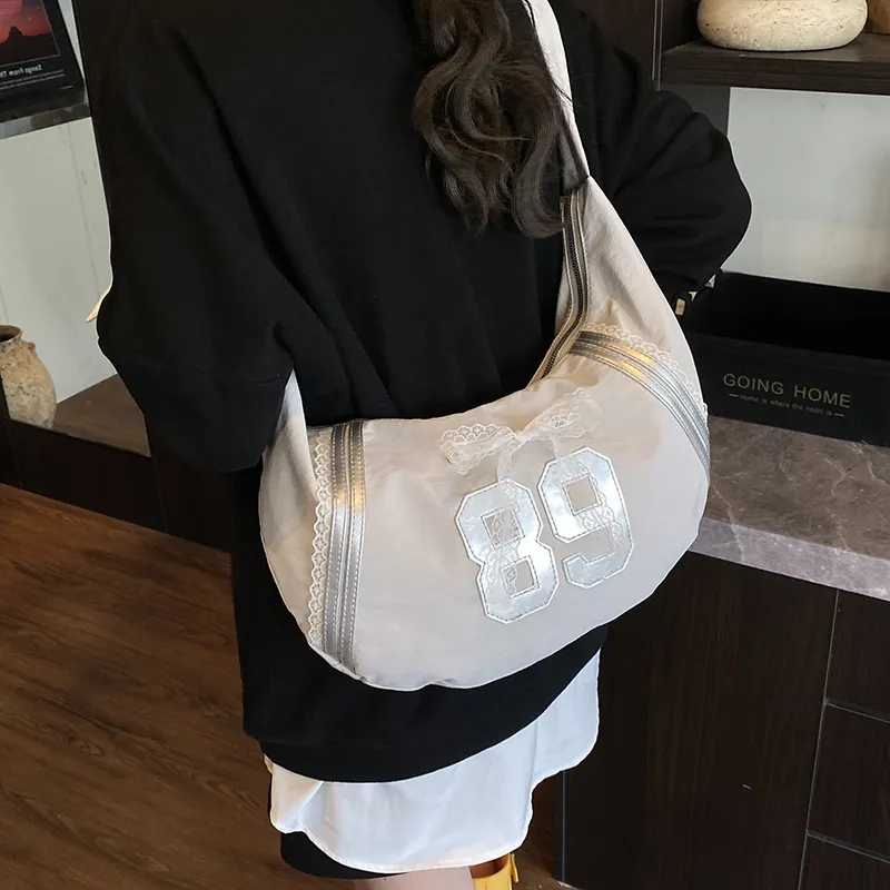 JIANGLIDA PU Dumpling Bag Shoulder Bag Women's Blue/Pink/Gray-9