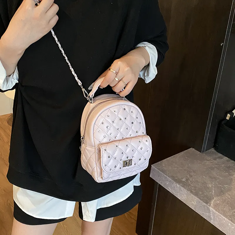 JIANGLIDA PU Backpack Women's Multicolor-11
