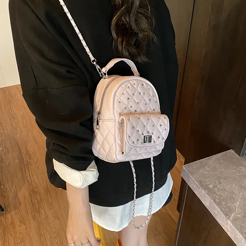 JIANGLIDA PU Backpack Women's Multicolor-9