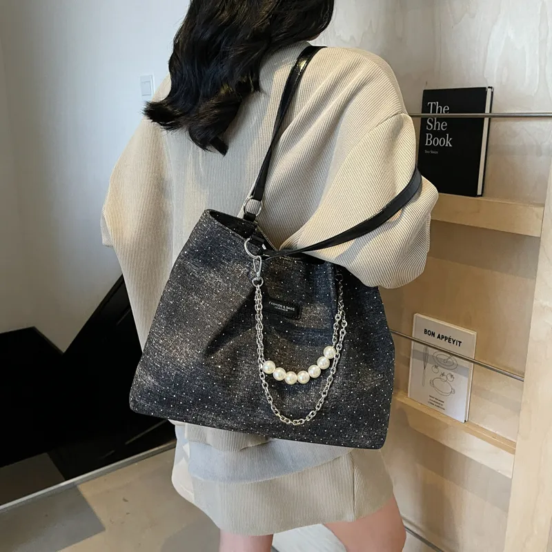 JIANGLIDA Oxford Handbag, Shoulder Bag Regular Women's Sky Blue/Denim Blue/Royal Blue/Black-14