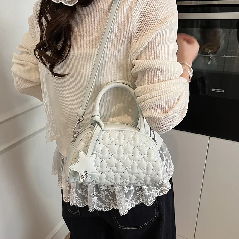 JIANGLIDA PU Handbag Women's White/Blue/Gold/Black-6