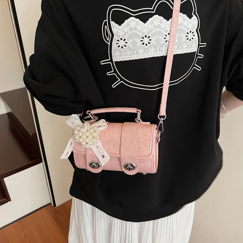 JIANGLIDA PU Handbag Women's White/Pink/Blue/Yellow/Black-7