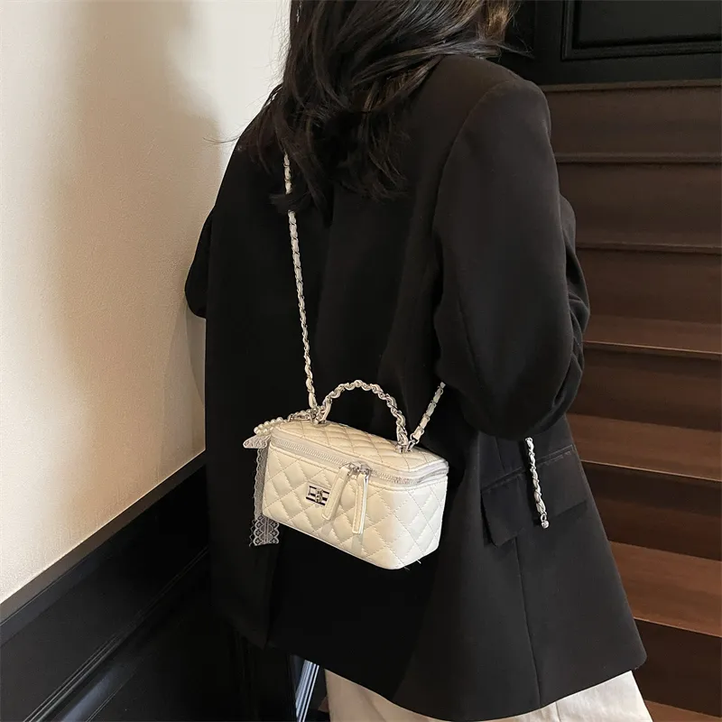 JIANGLIDA PU Shoulder Bag, Crossbody Bag, Handbag Regular Women's Ecru/Yellow/Pink/Black-3