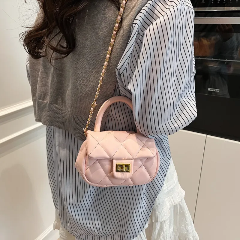 JIANGLIDA PU Crossbody One Shoulder Handbags Regular Women's White/Pink/Blue/Black-9
