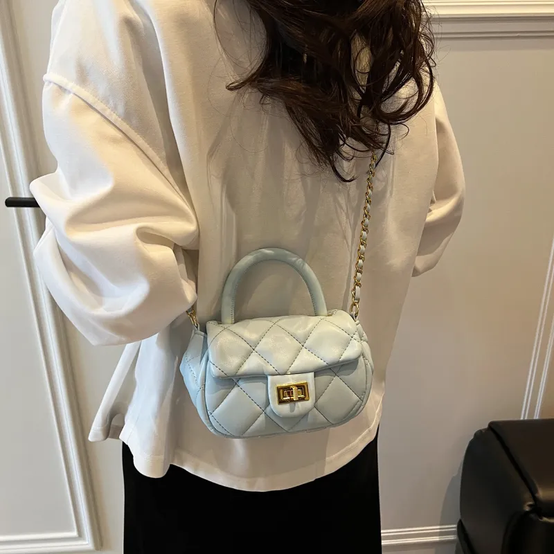 JIANGLIDA PU Crossbody One Shoulder Handbags Regular Women's White/Pink/Blue/Black-17