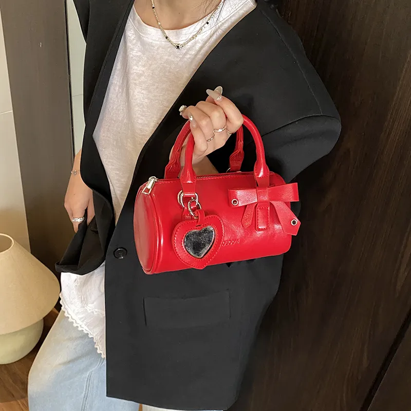 JIANGLIDA PU Cylinder Bag, Shoulder Bag, Crossbody Bag, Handbag Women's Multicolor-10