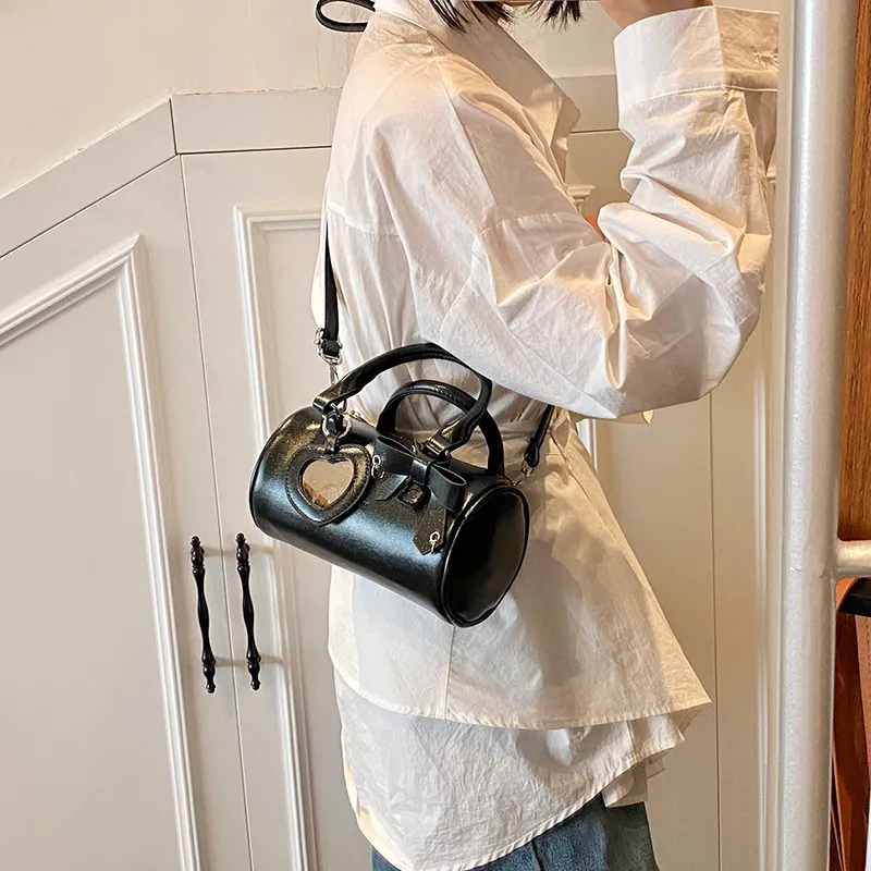 JIANGLIDA PU Cylinder Bag, Shoulder Bag, Crossbody Bag, Handbag Women's Multicolor-15