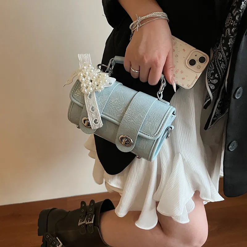 JIANGLIDA PU Handbag Women's White/Pink/Blue/Yellow/Black-9