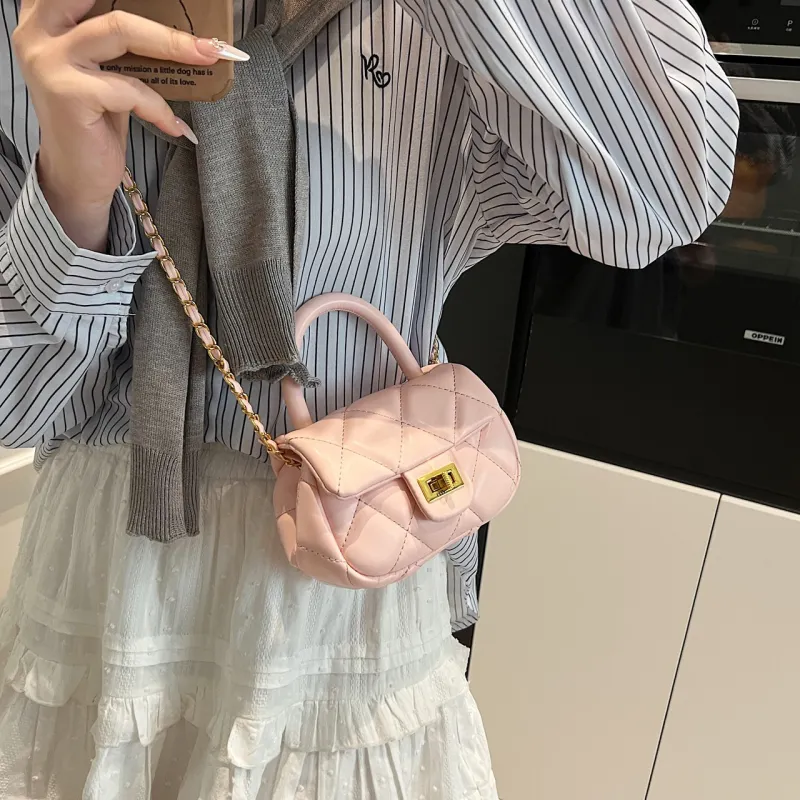 JIANGLIDA PU Crossbody One Shoulder Handbags Regular Women's White/Pink/Blue/Black-10
