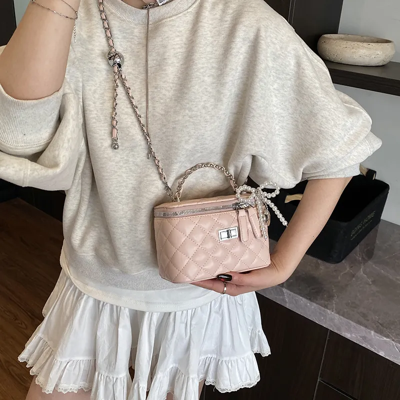 JIANGLIDA PU Handbag Women's Pearl White/Pearl Pink/White/Pink/Yellow/Black-11