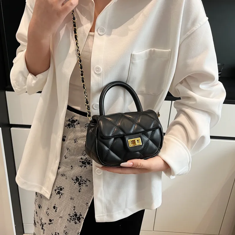 JIANGLIDA PU Crossbody One Shoulder Handbags Regular Women's White/Pink/Blue/Black-21