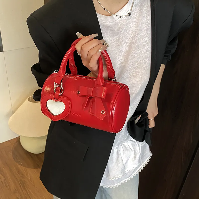 JIANGLIDA PU Cylinder Bag, Shoulder Bag, Crossbody Bag, Handbag Women's Multicolor-11