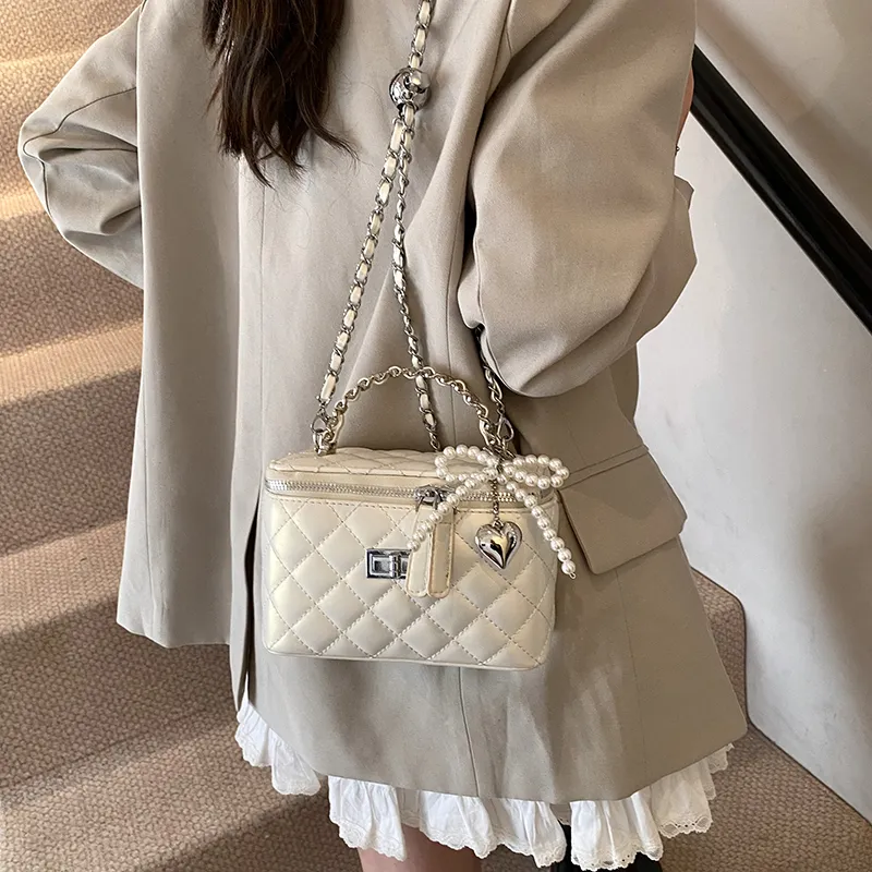 JIANGLIDA PU Handbag Women's Pearl White/Pearl Pink/White/Pink/Yellow/Black-2