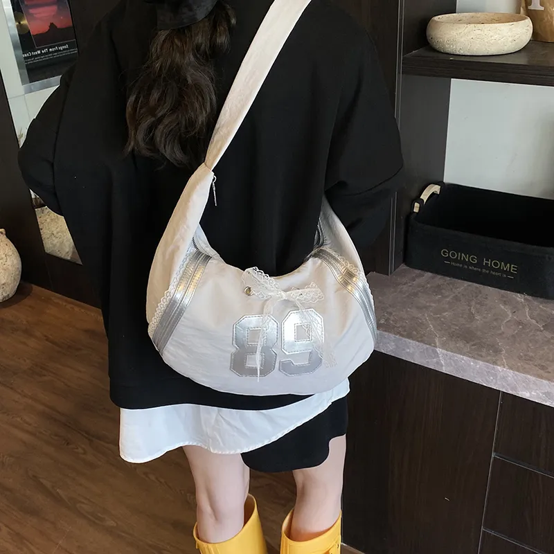 JIANGLIDA PU Dumpling Bag Shoulder Bag Women's Blue/Pink/Gray-11