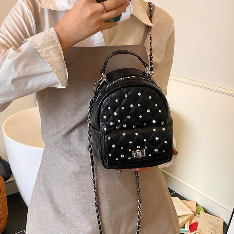 JIANGLIDA PU Backpack Women's Multicolor-13