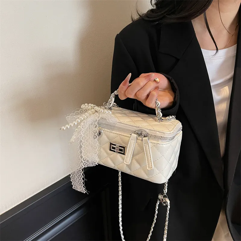 JIANGLIDA PU Shoulder Bag, Crossbody Bag, Handbag Regular Women's Ecru/Yellow/Pink/Black-1