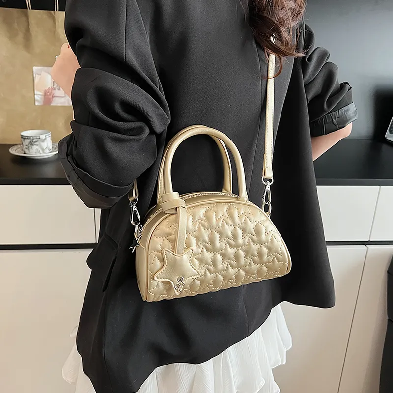 JIANGLIDA PU Handbag Women's White/Blue/Gold/Black-11