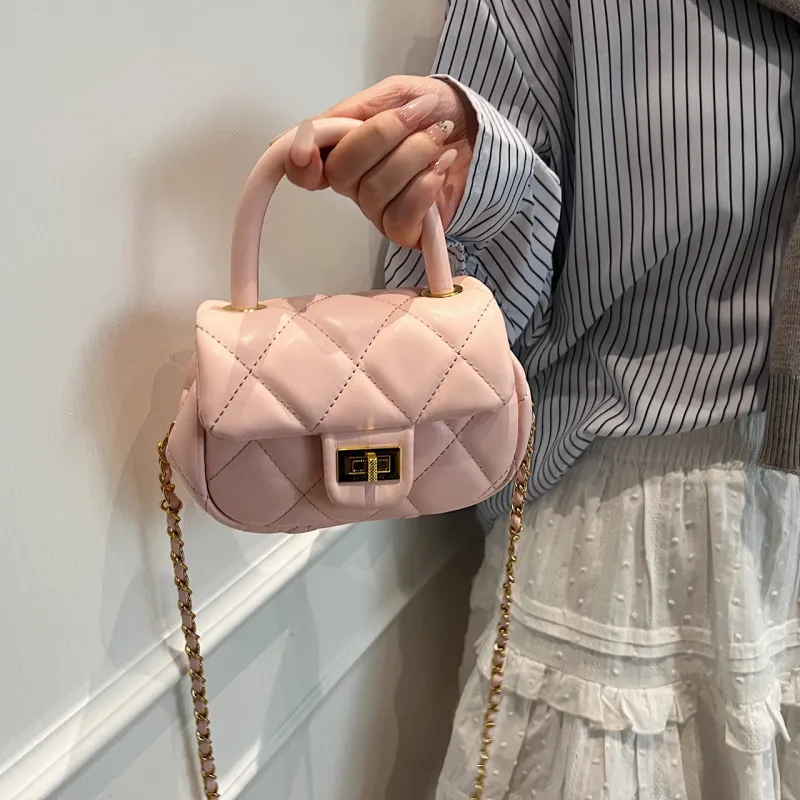 JIANGLIDA PU Crossbody One Shoulder Handbags Regular Women's White/Pink/Blue/Black-7