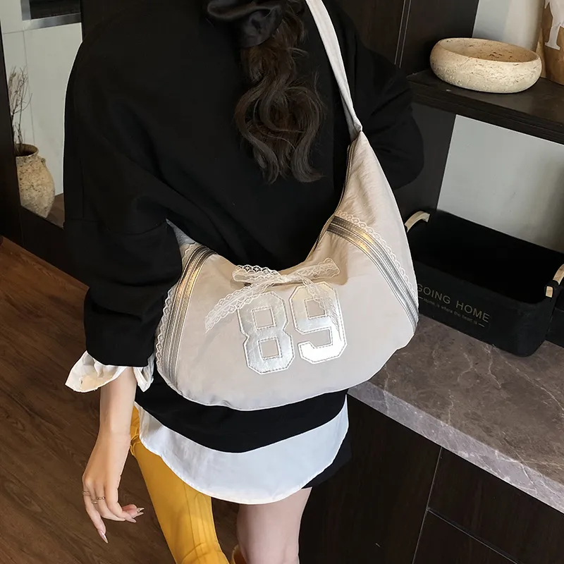 JIANGLIDA PU Dumpling Bag Shoulder Bag Women's Blue/Pink/Gray-10