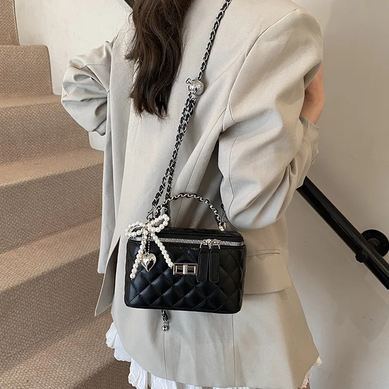 JIANGLIDA PU Handbag Women's Pearl White/Pearl Pink/White/Pink/Yellow/Black-18