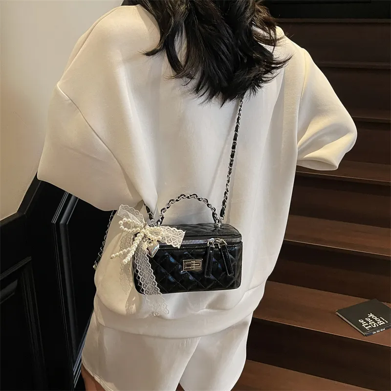 JIANGLIDA PU Shoulder Bag, Crossbody Bag, Handbag Regular Women's Ecru/Yellow/Pink/Black-14