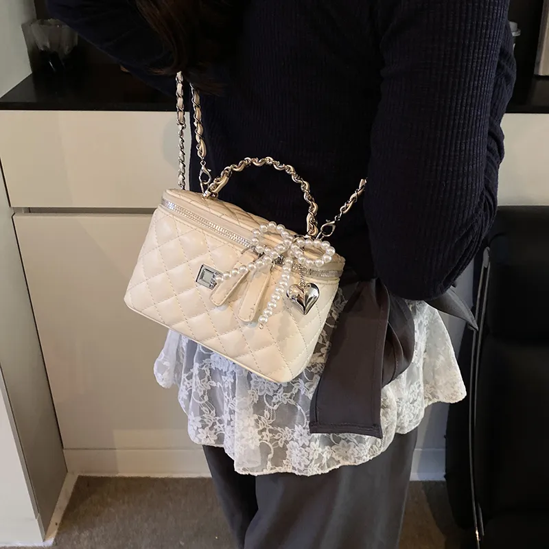 JIANGLIDA PU Handbag Women's Pearl White/Pearl Pink/White/Pink/Yellow/Black-7