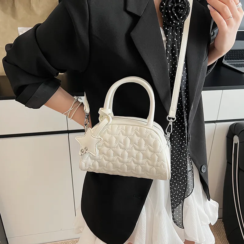 JIANGLIDA PU Handbag Women's White/Blue/Gold/Black-3