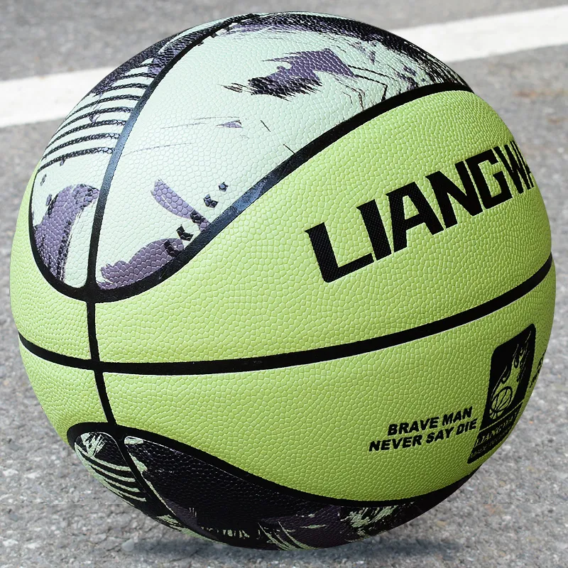 Vartsing PU Basketball Splash Dark Green Size 7 Ball Training Unisex-5
