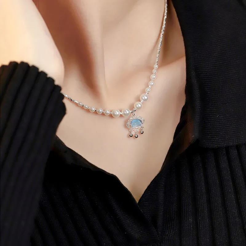 Qing Yi 925 Sterling Silver Necklaces Women's-5