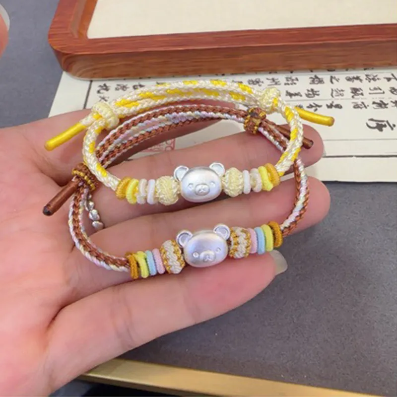 Qing Yi 999 Fine Silver Bracelets Unisex-7