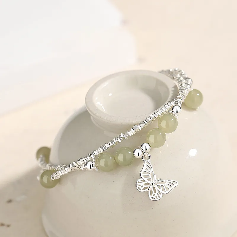 Qing Yi Bracelets Green Jade Women's-3