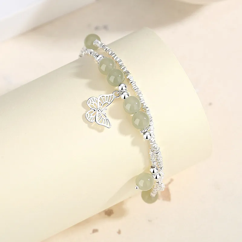 Qing Yi Bracelets Green Jade Women's-2