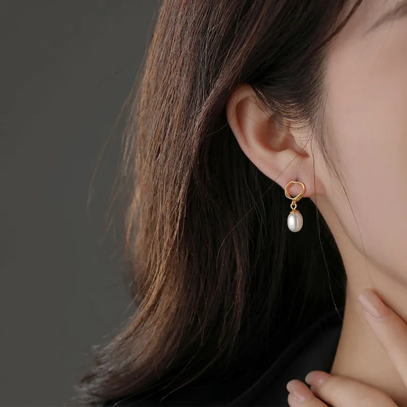 Qing Yi Freshwater Pearl Earrings Women's-1
