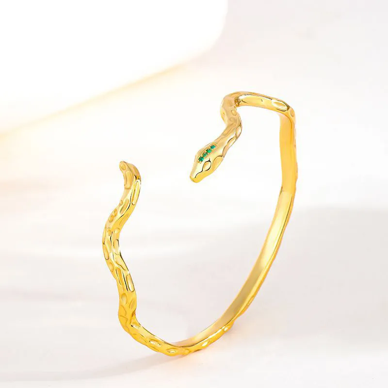 Qing Yi 925 Sterling Silver Bangles Unisex-4